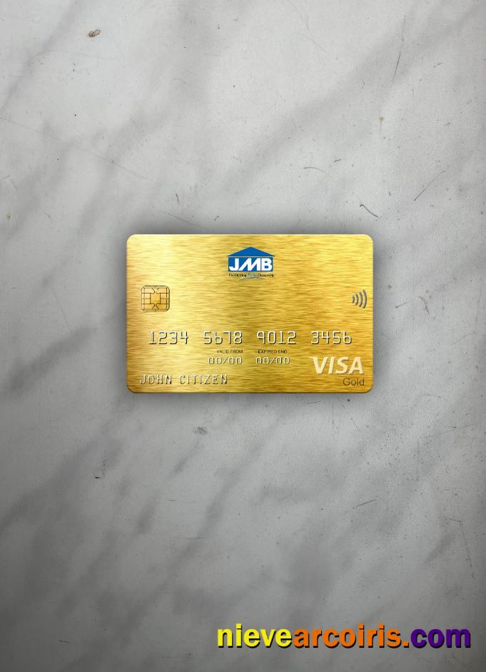 Jamaica Mortgage bank visa gold card photolook